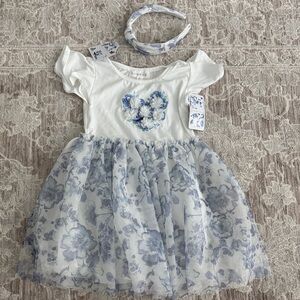 NWT Toddler Dress with Matching Headband
